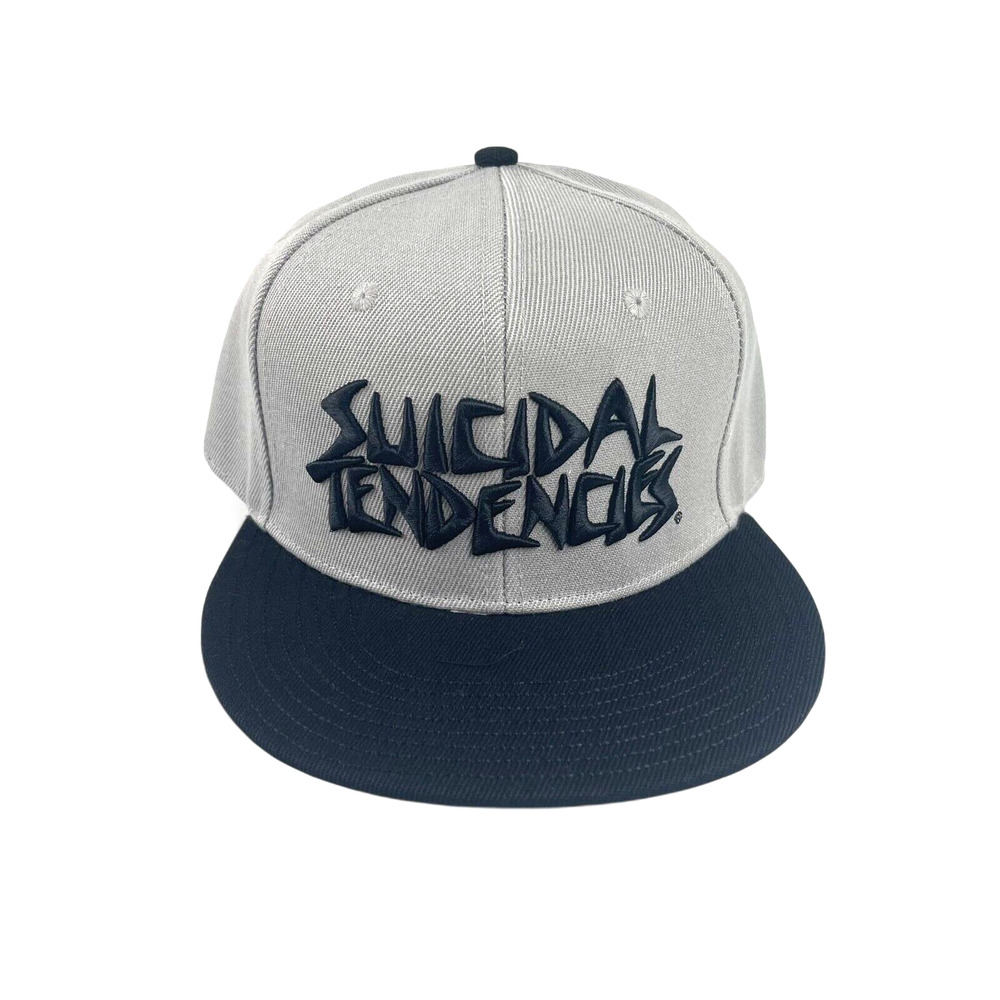 SUICIDAL TENDENCIES Official Snap Back Embroidered Trucker Hat Thrash Metal Gray